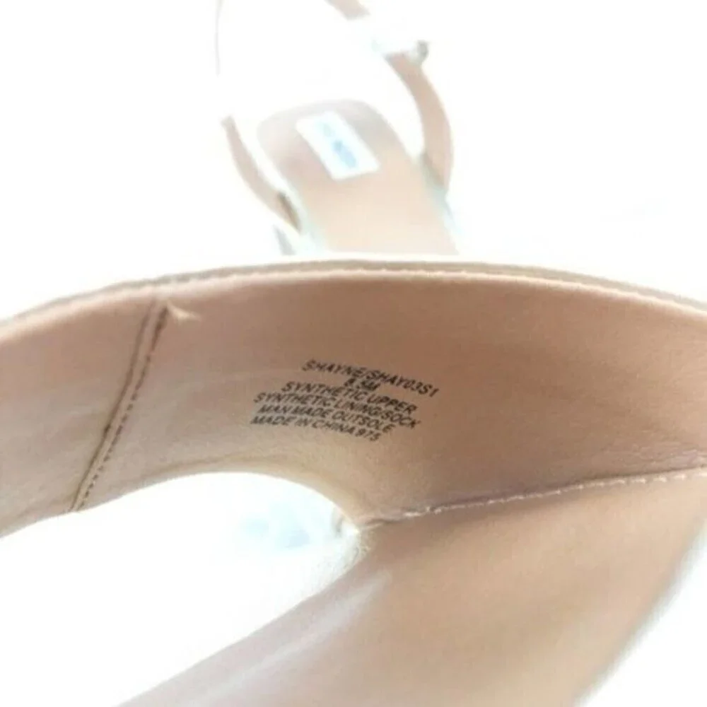 STEVE MADDEN Shayne Gold Kork Wedges